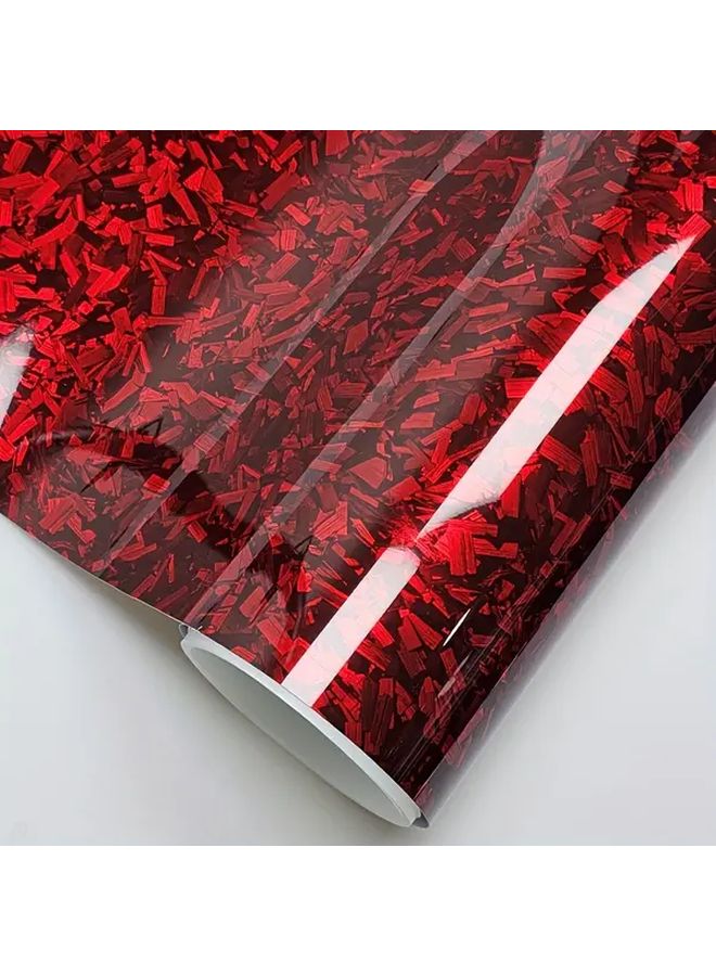 Forged Carbon Fiber Vinyl Coating Tape Silvery Color 50cm x 200cm - Image 5